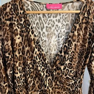 Pookie & Senastian Faux Wrap Top